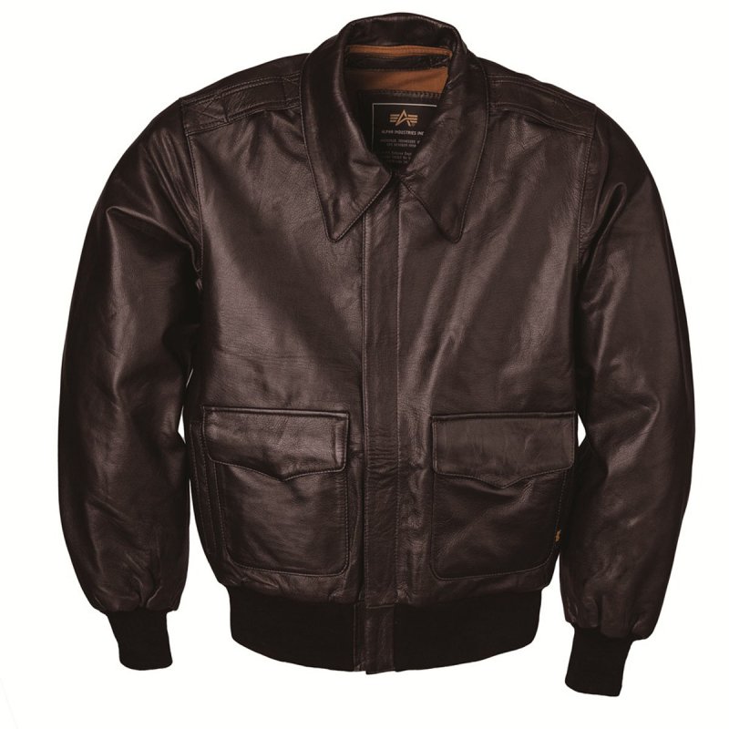 Кожаная куртка A-2 LEATHER BOMBER JACKET