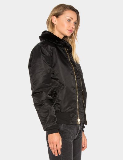 B-15 SLIM FIT BOMBER JACKET W B-15 SLIM FIT BOMBER JACKET W