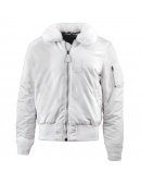Куртка SLIM FIT B-15 BOMBER JACKET W - White - Alpha Industries™ Куртка SLIM FIT B-15 BOMBER JACKET W - White - Alpha Industries™