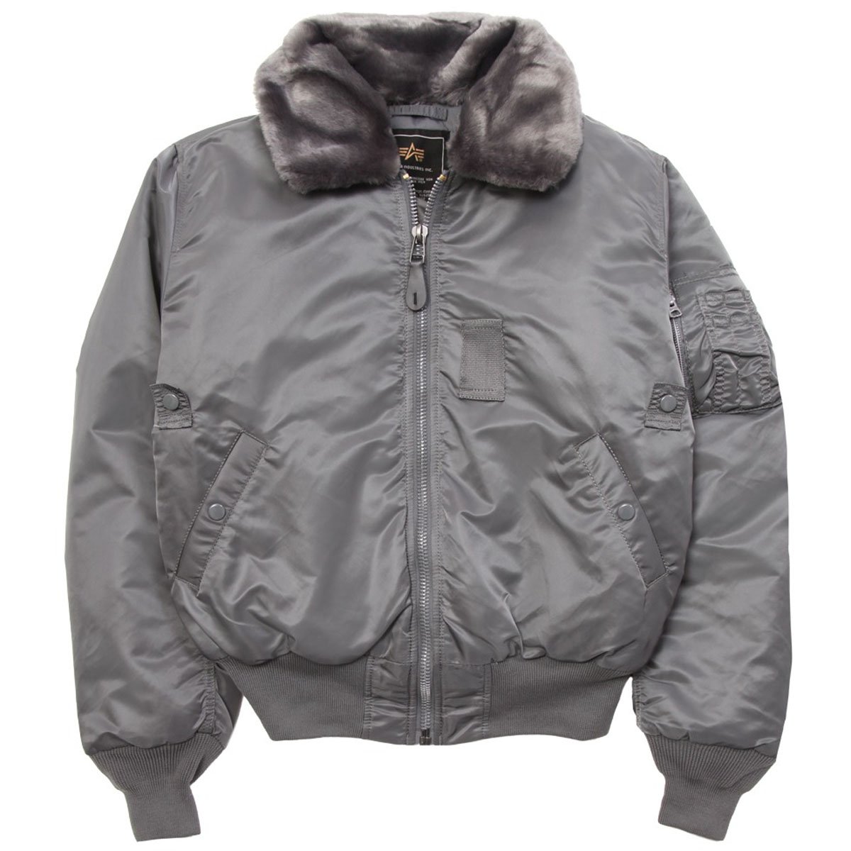 Куртка B-15 BOMBER JACKET Alpha Industries™ цвет Gun metal