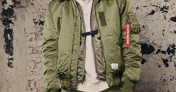 Куртка B-15 MOD BOMBER JACKET Alpha Industries™ цвет Sage