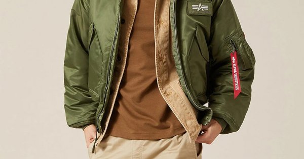 Куртка CWU 45/P Alpha Industries™ BOMBER JACKET оригинальная