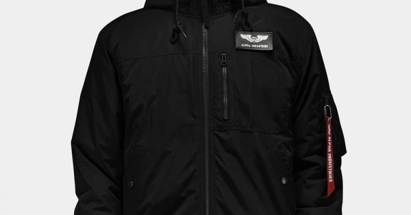 Куртка бомбер HOODED RIB FLIGHT JACKET Alpha Industries™ Цвет