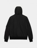 HOODED RIB FLIGHT JACKET