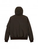 MA-1 HOODED RIB BOMBER JACKET