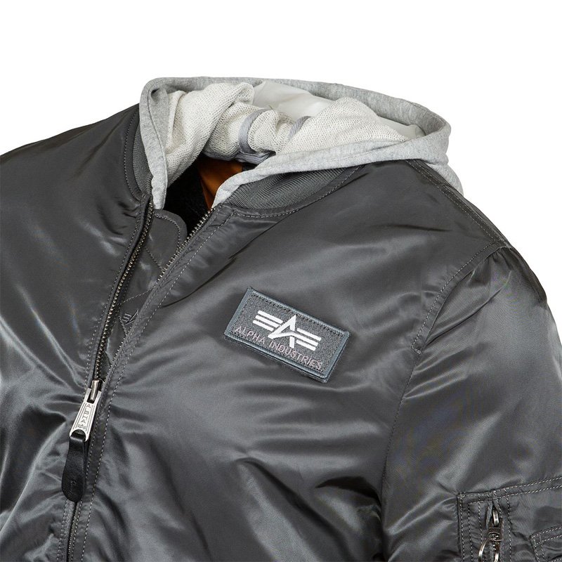 L-2B HOODED BOMBER JACKET