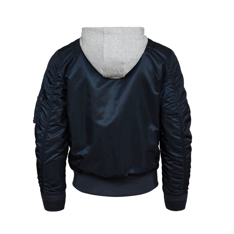 L-2B HOODED BOMBER JACKET