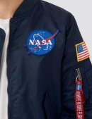Куртка-вітрівка L-2B NASA MEN'S BOMBER JACKET - Replica blue - Alpha Industries™