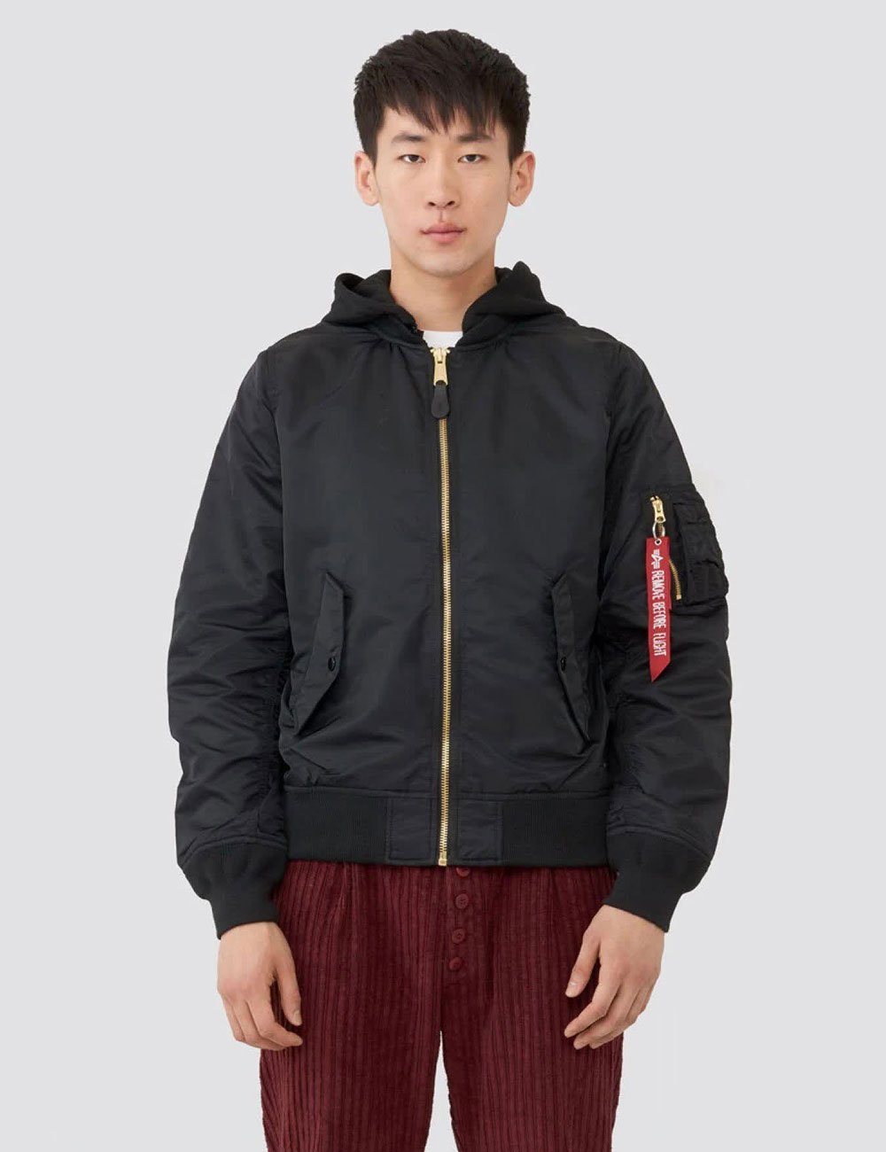 Куртка-ветровка NATUS L-2B BOMBER JACKET Black Alpha Industries