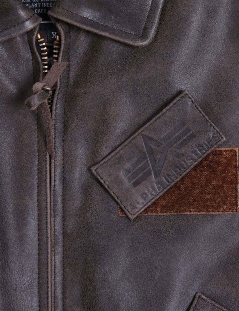 Кожаная куртка CWU 45/P LEATHER BOMBER JACKET