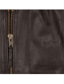 MA-1 LEATHER BOMBER JACKET / Brown