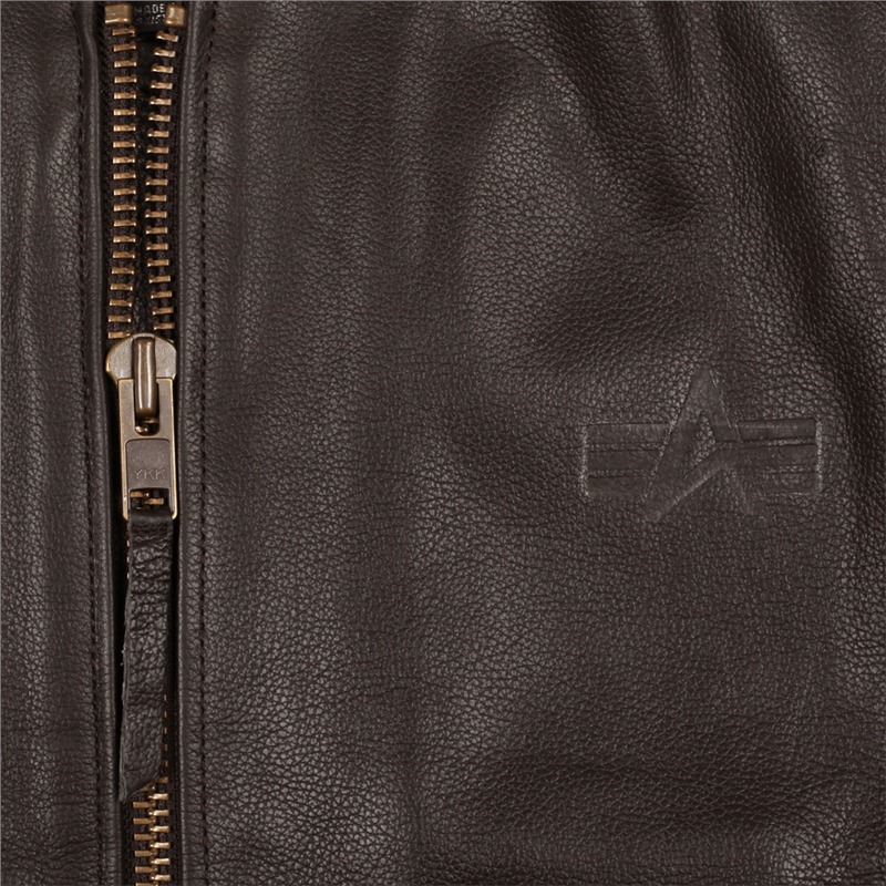 MA-1 LEATHER BOMBER JACKET