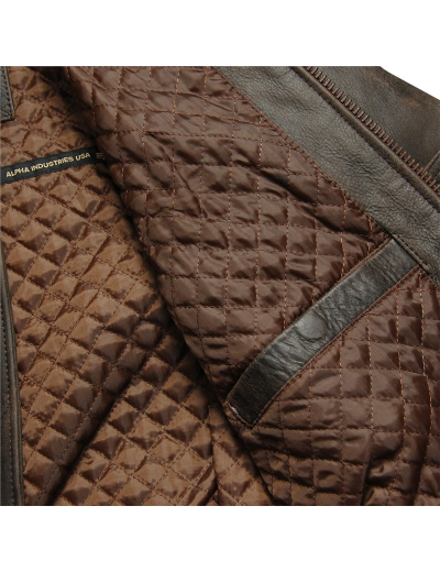 MA-1 LEATHER BOMBER JACKET MA-1 LEATHER BOMBER JACKET