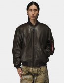 LEATHER MA-1 FLIGHT JACKET LEATHER MA-1 FLIGHT JACKET