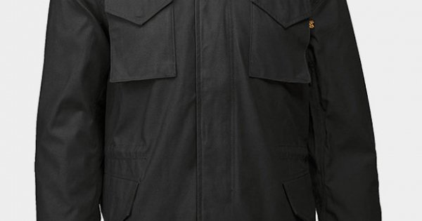M65 N❶. Полевая куртка FIELD COAT Black SLIM FIT Alpha Industries