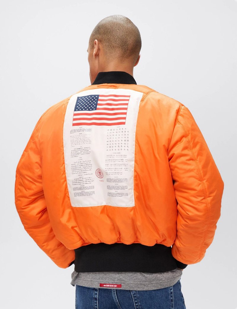 MA-1 BLOOD CHIT BOMBER JACKET