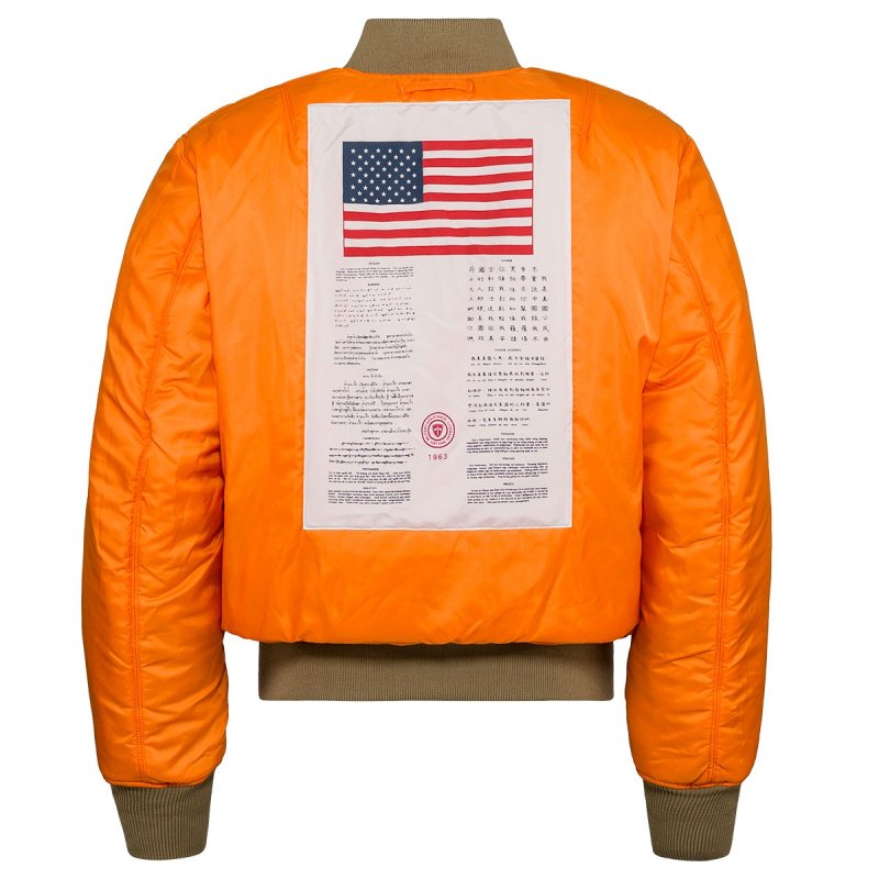 MA-1 BLOOD CHIT BOMBER JACKET