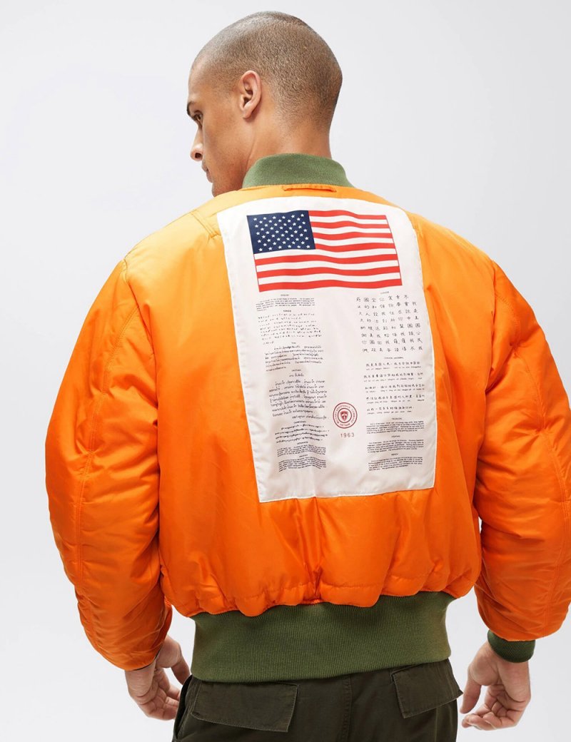 MA-1 BLOOD CHIT BOMBER JACKET