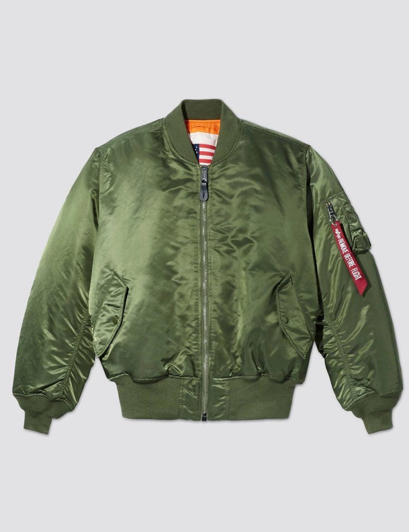 MA-1 BLOOD CHIT BOMBER JACKET