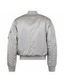 MA-1 BLOOD CHIT BOMBER JACKET / New silver