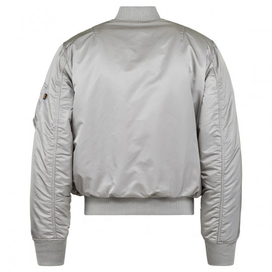 MA-1 BLOOD CHIT BOMBER JACKET / New silver
