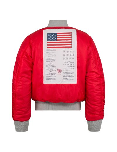 MA-1 BLOOD CHIT BOMBER JACKET MA-1 BLOOD CHIT BOMBER JACKET