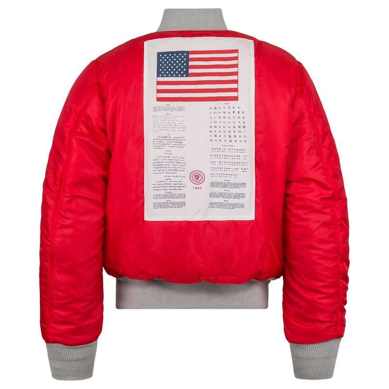 MA-1 BLOOD CHIT BOMBER JACKET