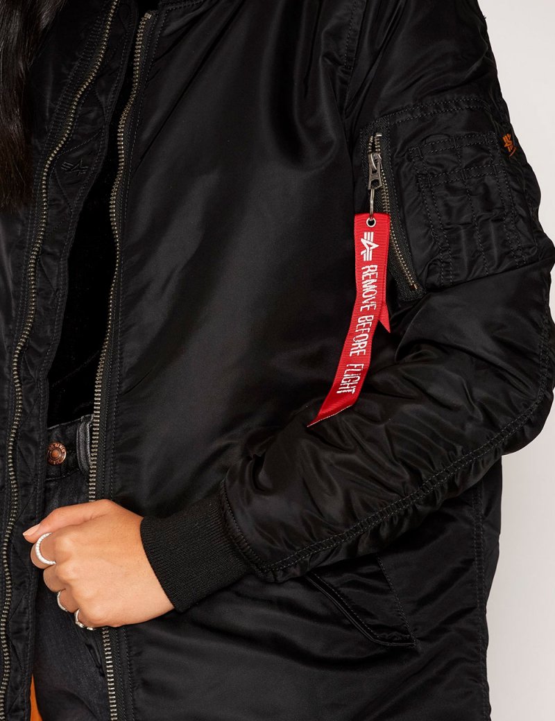 MA-1 LONG BOMBER JACKET W