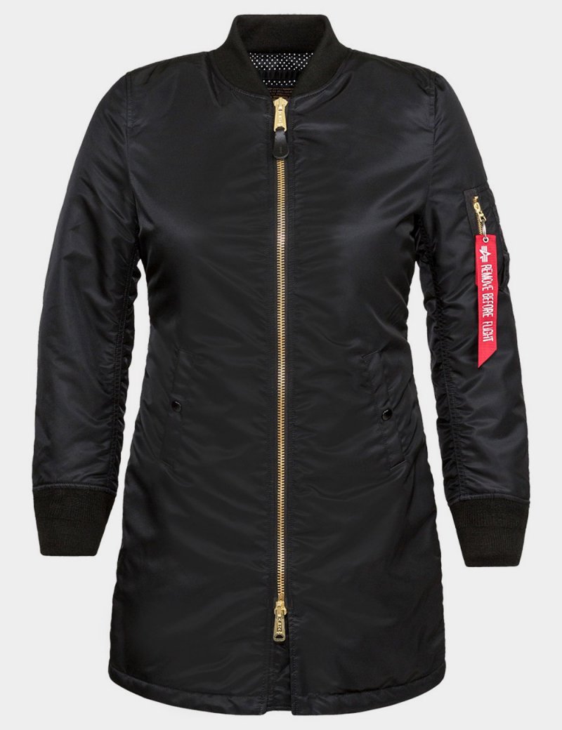 MA-1 LONG BOMBER JACKET W