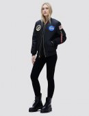 NASA MA-1 BOMBER JACKET W / Black NASA MA-1 BOMBER JACKET W / Black