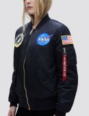 Куртка бомбер NASA MA-1 BOMBER JACKET W / Black