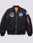 Куртка бомбер NASA MA-1 BOMBER JACKET W / Black