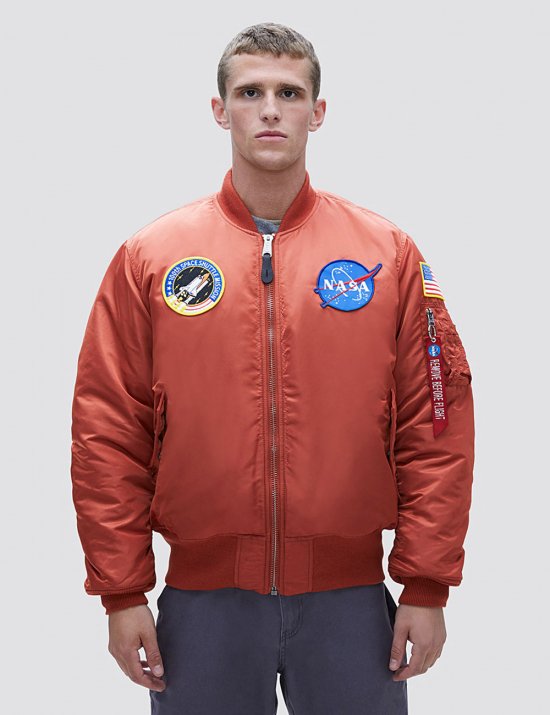 NASA MA-1 BOMBER JACKET / Rust NASA MA-1 BOMBER JACKET / Rust