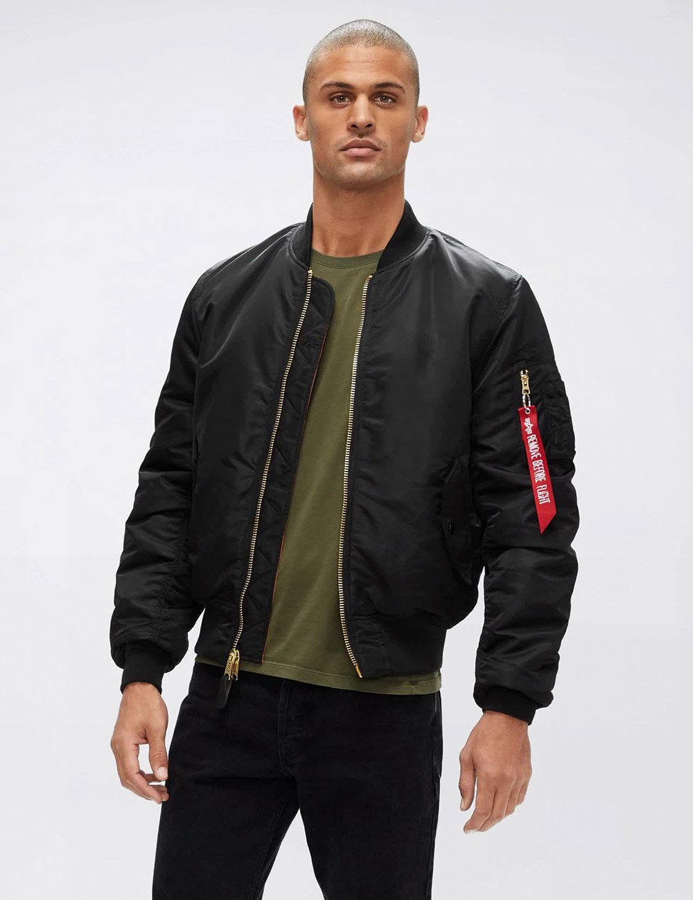 Alpha industries slim bomber new arrivals