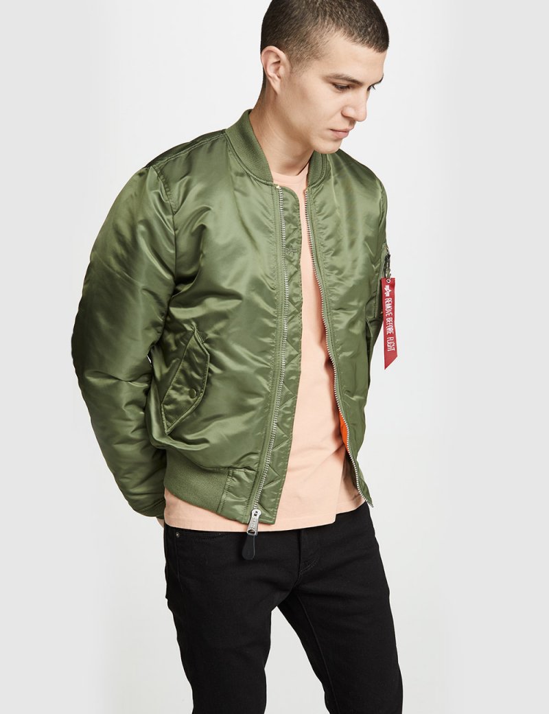 Мужской бомбер APOLLO MA-1 BOMBER JACKET Alpha Industries™ цвет New ...