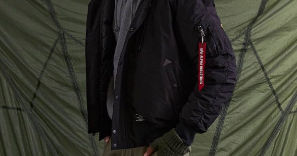Коротка чоловіча зимова куртка N-2B ALTITUDE PARKA Alpha