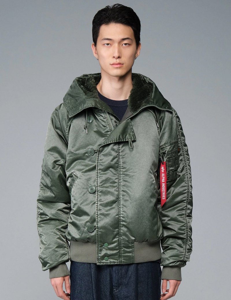 N-2B BATTLEWASH PARKA (HERITAGE FIT)