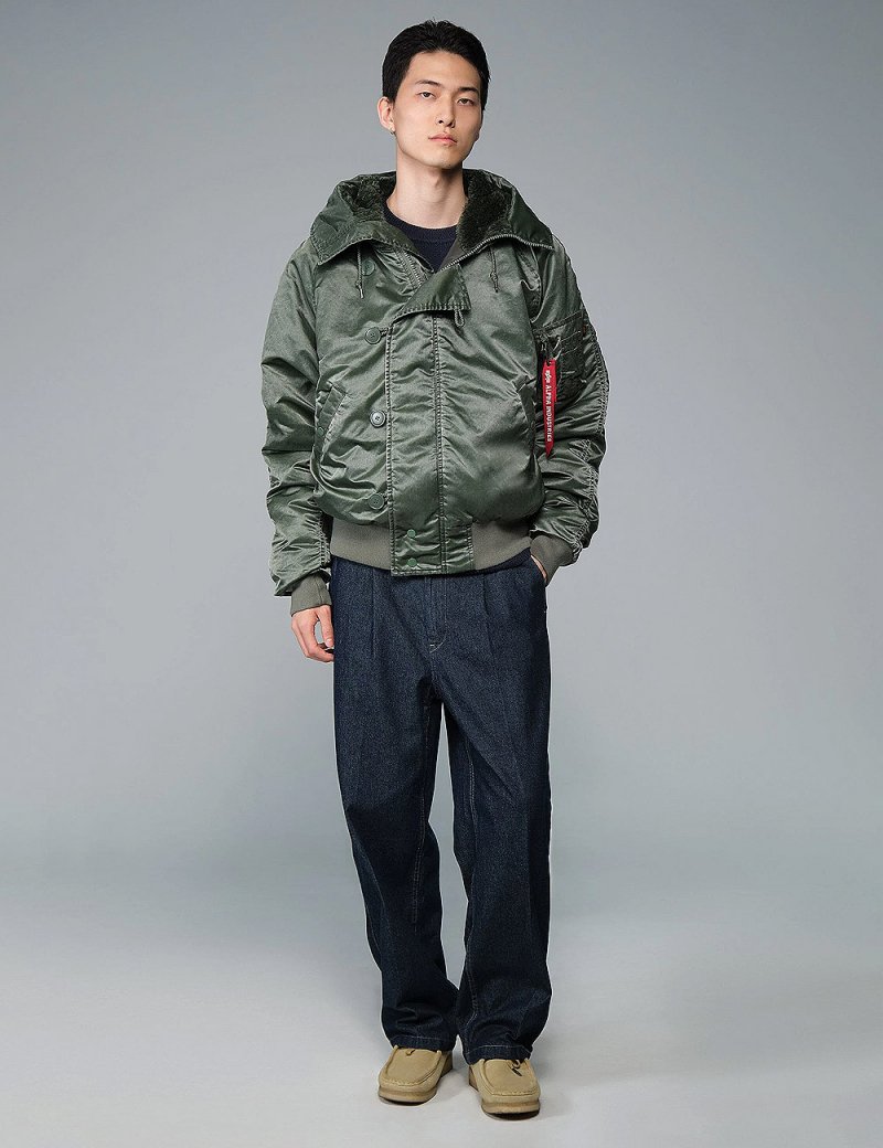 N-2B BATTLEWASH PARKA (HERITAGE FIT)