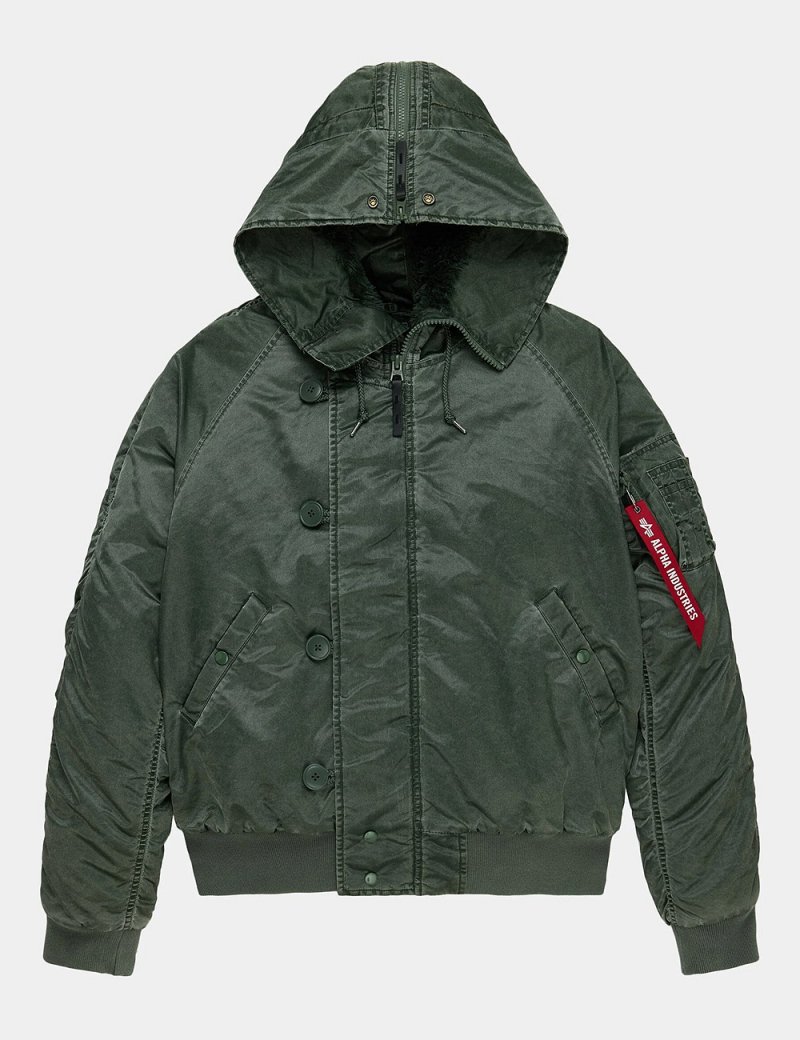 N-2B BATTLEWASH PARKA (HERITAGE FIT)