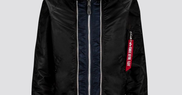 ジャケット・アウター BEAMS N-2B flight jacket PRIMALOFT black Мужская куртка ветровка N-2B ZIPS PARKA Alpha Industries