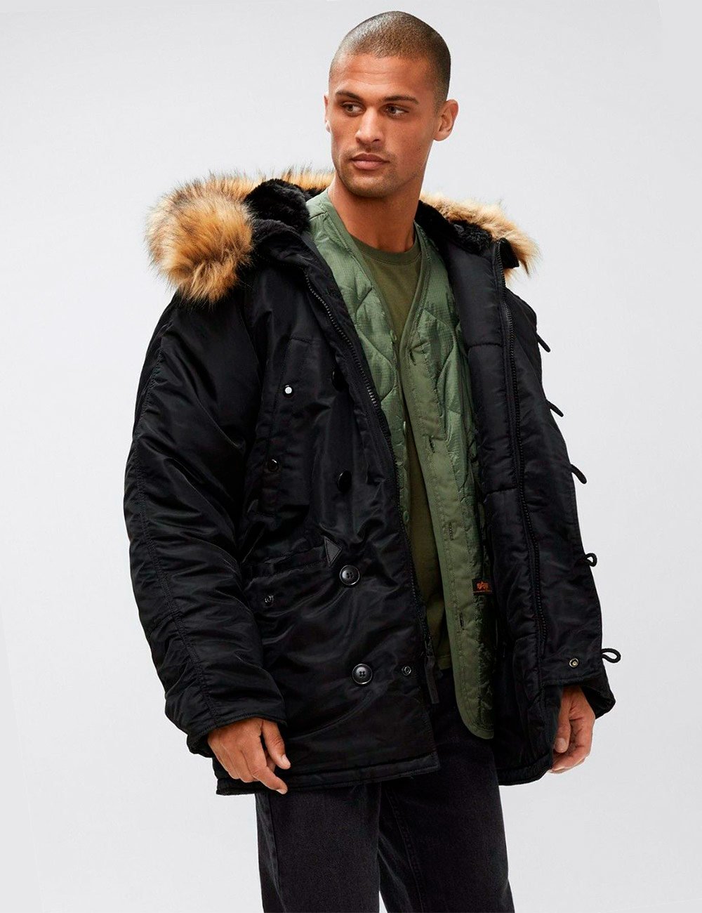 N-3B PARKA (HERITAGE) Alpha industries™ Цвет Black