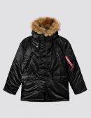 Зимняя куртка N-3B PARKA / Black