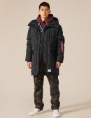 N-3B QUILTED PARKA / Black