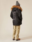 Зимняя куртка PARKA N-3B SLIM FIT / Black Woodland Camo