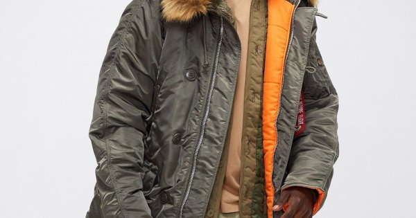Alpha Industries™ N-3B SLIM FIT PARKA Цвет Replica grey, Мужская