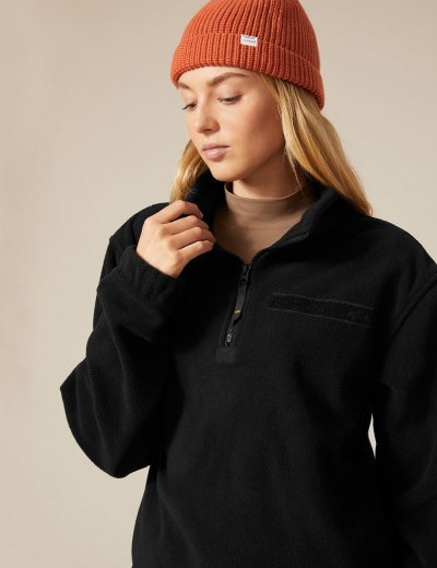 QUARTER ZIP FLEECE PULLOVER W QUARTER ZIP FLEECE PULLOVER W