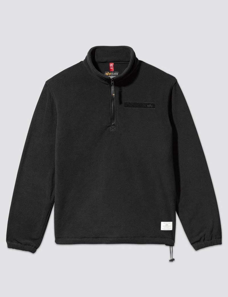 QUARTER ZIP FLEECE PULLOVER