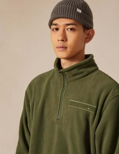QUARTER ZIP FLEECE PULLOVER QUARTER ZIP FLEECE PULLOVER