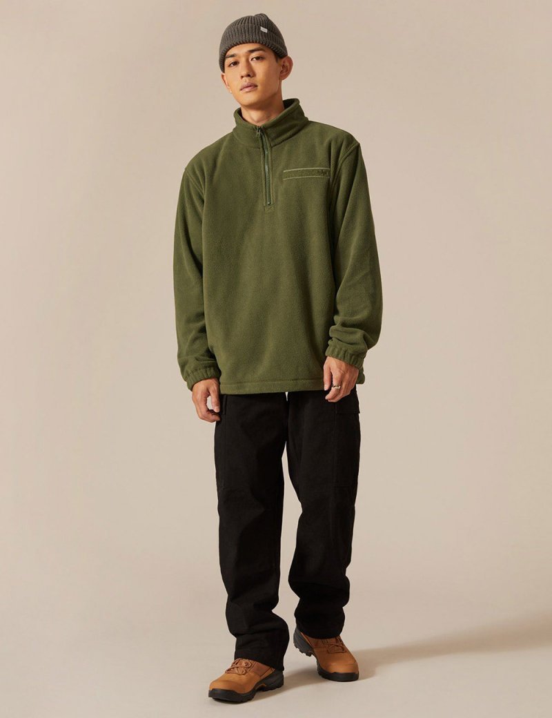 QUARTER ZIP FLEECE PULLOVER