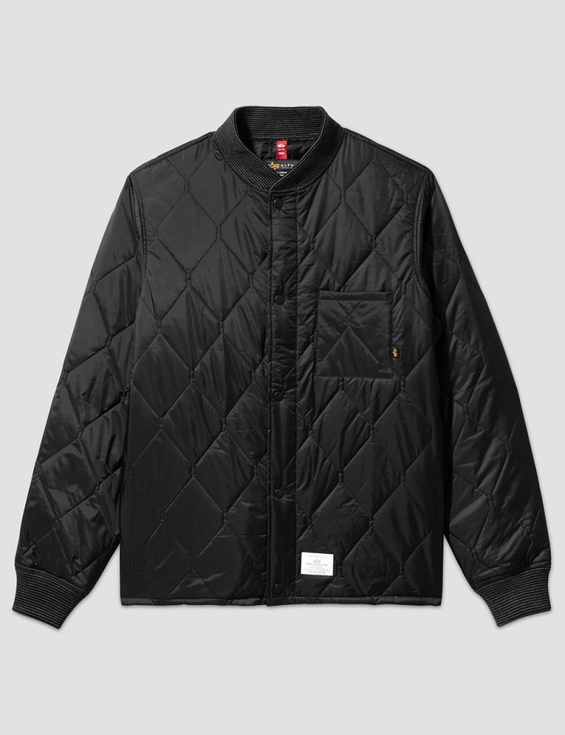 QUILTED UTILITY JACKET W